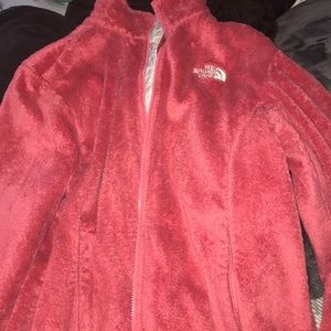 Pink north face